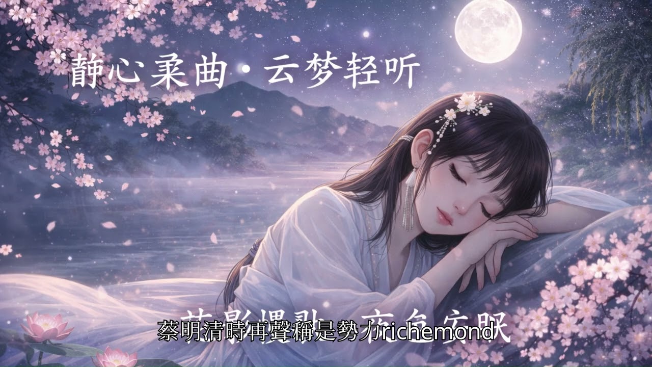 深度放松冥想音乐｜竹风轻语 · 月水无声 · 山谷静息, (Relaxing Soft Music | Bamboo Wind · Silent Moon Water · Quiet Valley)
