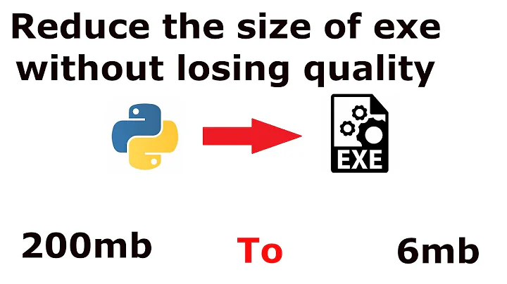 How to use upx to reduce pyinstaller exe size in python