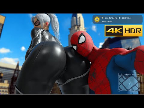 Spider-Man Cheating On MJ With Black Cat Scene 4K ULTRA HD - Spider-Man Remastered PS5