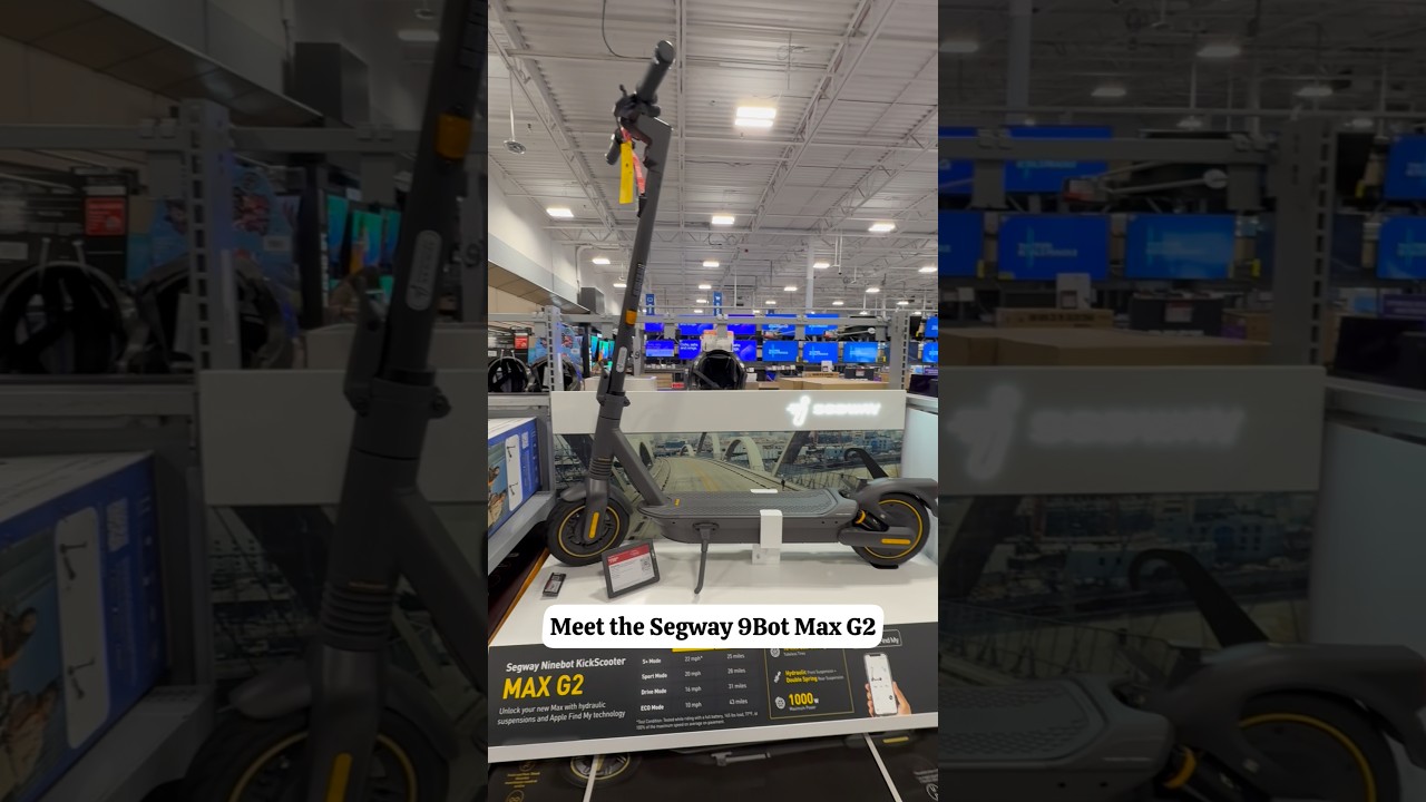 Обзор электросамоката Segway NineBot Max G2 | Запас хода 43 мили | Максимальная скорость 22 мили ...