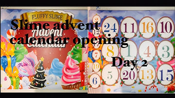 Fluffy slime advent calendar-Day 2