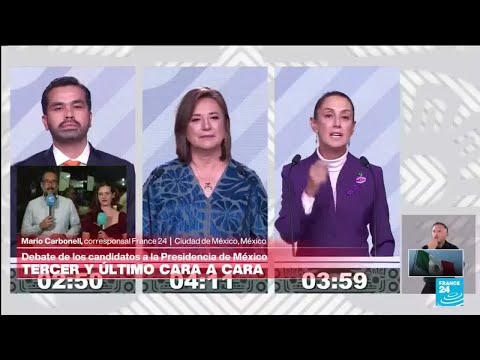 Informe desde Ciudad de México: concluye el último debate presidencial de las elecciones en México