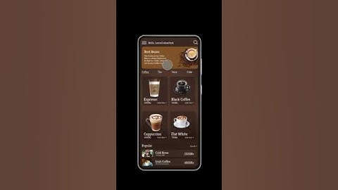 Coffee Shop Ui Design | Coffee App Design in Figma | Figma Tutorial