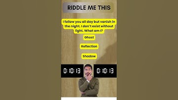 "Can You Outsmart the Shadow? 🕵️♂️ | Riddle Challenge (Answer Revealed!)"