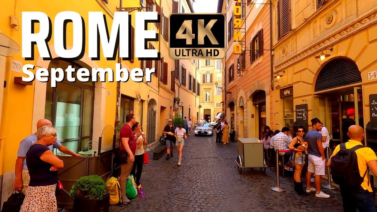 Rome Italy 4K - The Hidden Charms of Rome in September