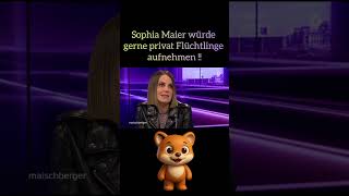 Sophia Maier würde gerne privat Flüchtlinge aufnehmen