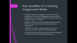 Nursing Assignment Writers | Expert Assistance for Your Academic Success | Nursing Help 2024