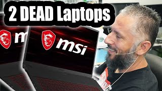 2 MSI Laptops MS-17 came in for repair - Can we save them ?