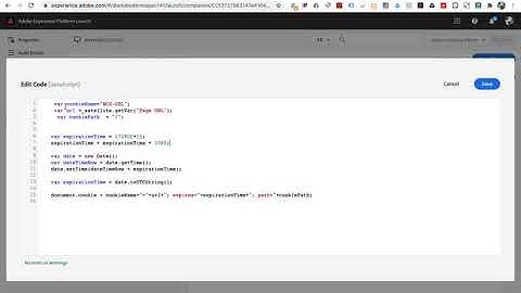 Store Data in Cookies via Adobe Launch