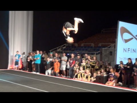 Nfinity Carolina Clash Tumbling Exhibition Cheer Extreme ACX NC SC Holden Ray Ashley Hobbs