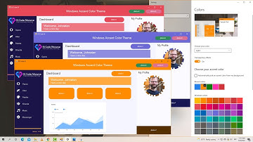 UI - Aanpasbaar thema op basis van Windows-accentkleur - C# & WinForms