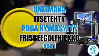 UNELMANA ITSETEHTY FRISBEEGOLFKIEKKO | Omaa kiekkoa valmistamassa  OSA 1 | Deuz Disc Golf