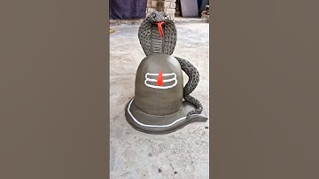 New design shivling video🚩How to make Shivling from clay🪷mahadev status🙏new mahadev status #shorts