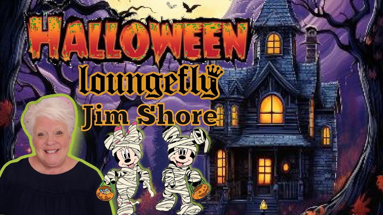 Disney Halloween Loungefly Backpacks And Halloween Jim Shore! - YouTube