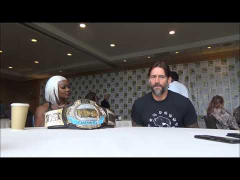 Jade Cargill and CM Punk Talk AEW AT SDCC.