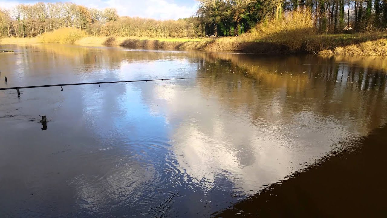 Salzbergen Ems Brücke Angeln a. Barsch Hecht Döbel.. Dez.2015