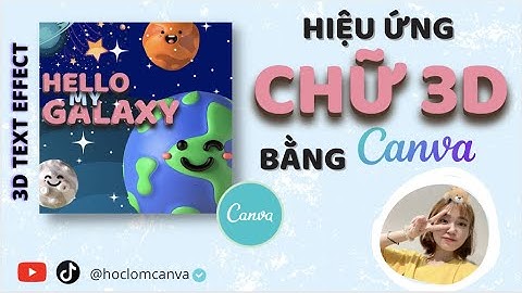 [CANVA TRICKS AND TIPS] LÀM HIỆU ỨNG "CHỮ 3D" BẰNG CANVA | 3D TEXT EFFECT IN CANVA