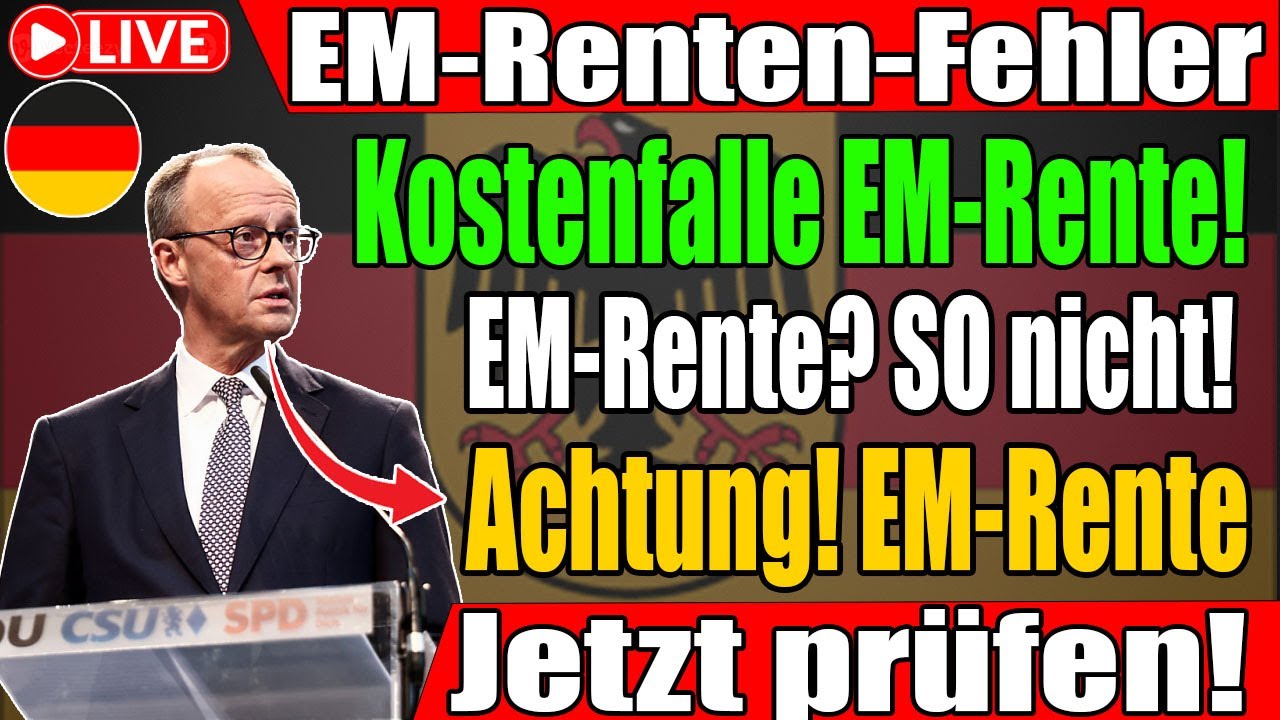„💥 Vermeide teuren EM-Renten-Fehler! Erwerbsminderungsrente 2026 – massive Folgen vermeiden“