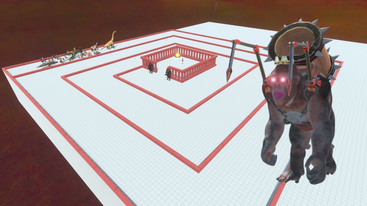 Escape from the Giant Monster - Last Survivor - ARBS  #gameplay #animalrevolt  #dinosaur