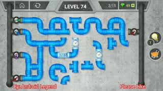 Pipeline Level 74 All 3 stars By Pixign, Android Solution