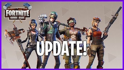 Fortnite Horde Bash Update! New Heroes & Weapons!! #Fortnite