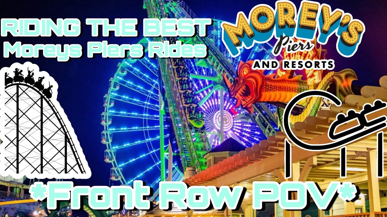 Riding THE BEST Moreys piers rides!! Wildwood, NJ - YouTube