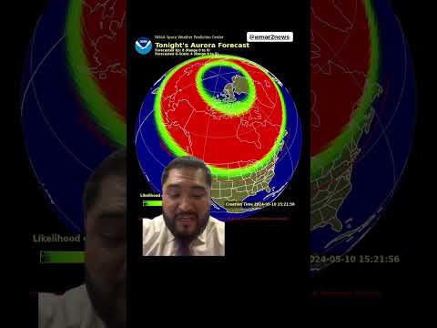 Northern Lights in Maryland? #news #northernlights #maryland #weather #shorts #shortvideo
