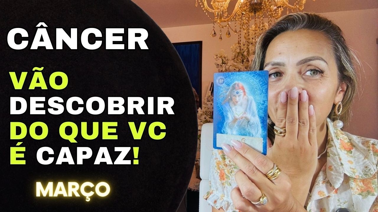💎 CÂNCER✨ TODO MUNDO DE QUEIXO CAÍDO! VÃO FESCOBRIR DO QUE VC É CAPAZ! AUTODESCOBERRTA!