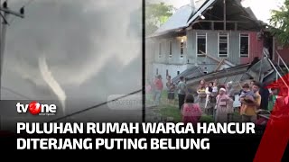 Angin Puting Beliung Landa Maros, Puluhan Rumah Terdampak | Kabar Hari Ini tvOne