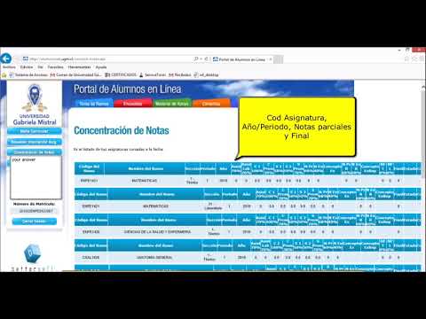 Tutorial: Portal alumnos UGM