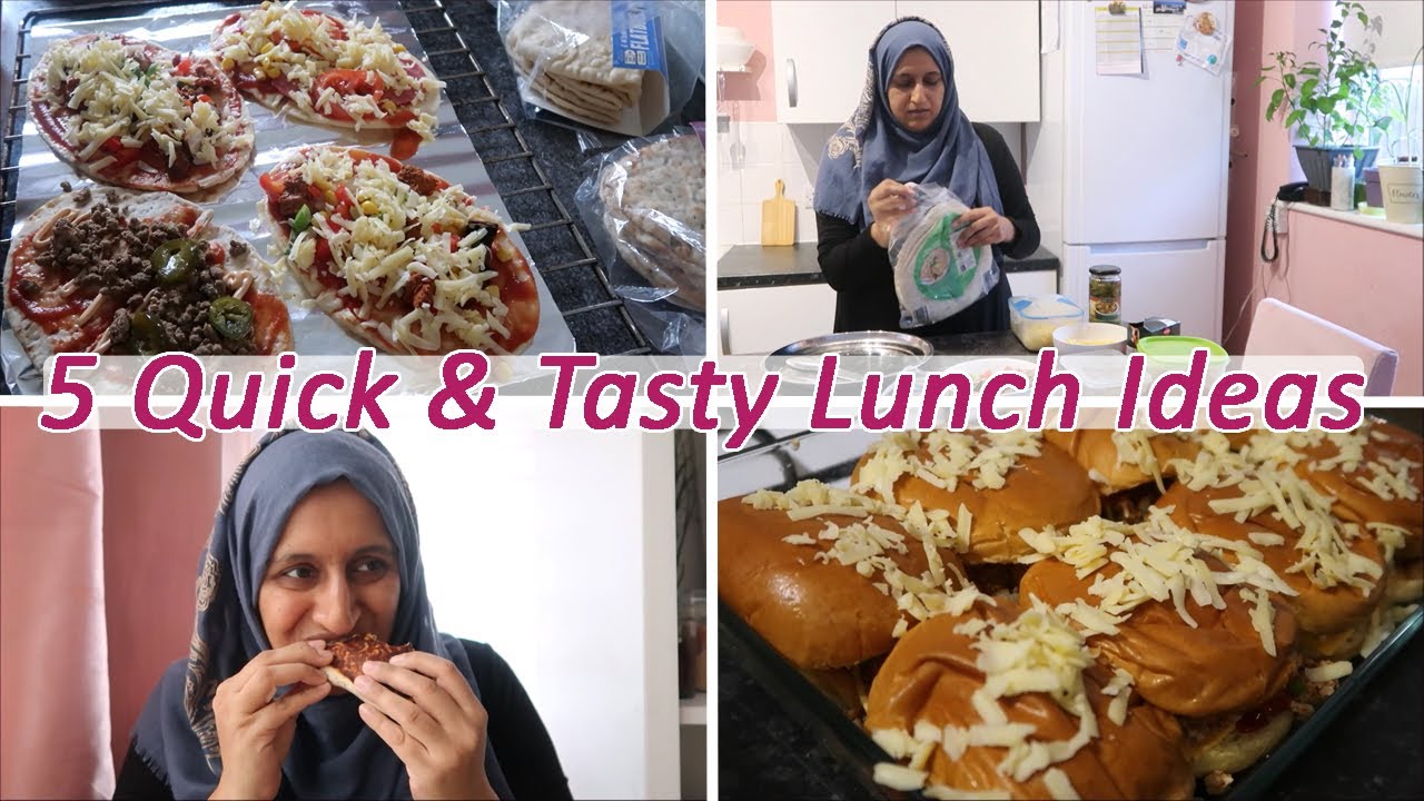 5 Quick & Tasty Lunch Ideas | Perfect During Lockdown | Shamsa
