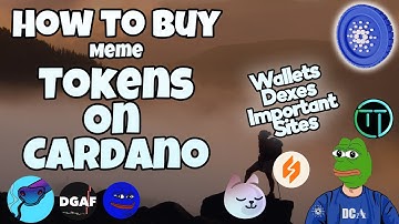 How to Buy Tokens on Cardano - Cardano Native Assets