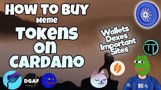 How to Buy Tokens on Cardano - Cardano Native Assets