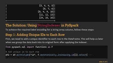 How to Use StringIndexer for Label Encoding on String Array Columns in PySpark