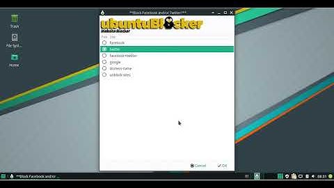 Manjaro website blocker by ubuntushop.eu