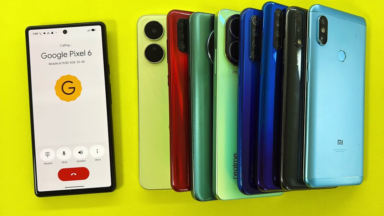 Google Pixel 6 Outgoing Call | Incoming Call Samsung, Huawei, Xiaomi Redmi, Realme, Blackview 