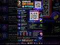 🤯 Generate QR Code in Python in 30 Seconds 🚀 | Python Automation Project