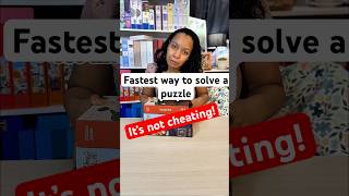 Puzzle Solving Tip: Use the letters on the back 🤭 #puzzlefun