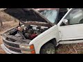 1991 Chevy first crank up in a couple years with a 350 v8