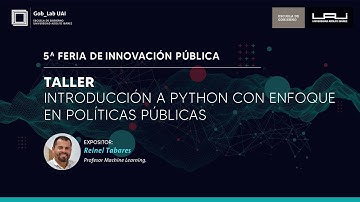 GobLab UAI | Taller: Introducción a Python con enfoque en políticas públicas