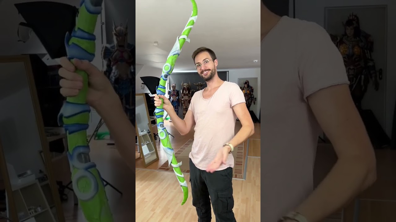 DIY Bow Painting! #cosplay #airbrush