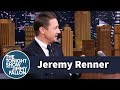 Jeremy Renner Chucked Doughnuts at Ed Helms After Breaking Both Arms