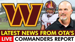 Washington Commanders OTAs LIVE | Latest Commanders News & Updates From Ashburn Ft. Jayden Daniels