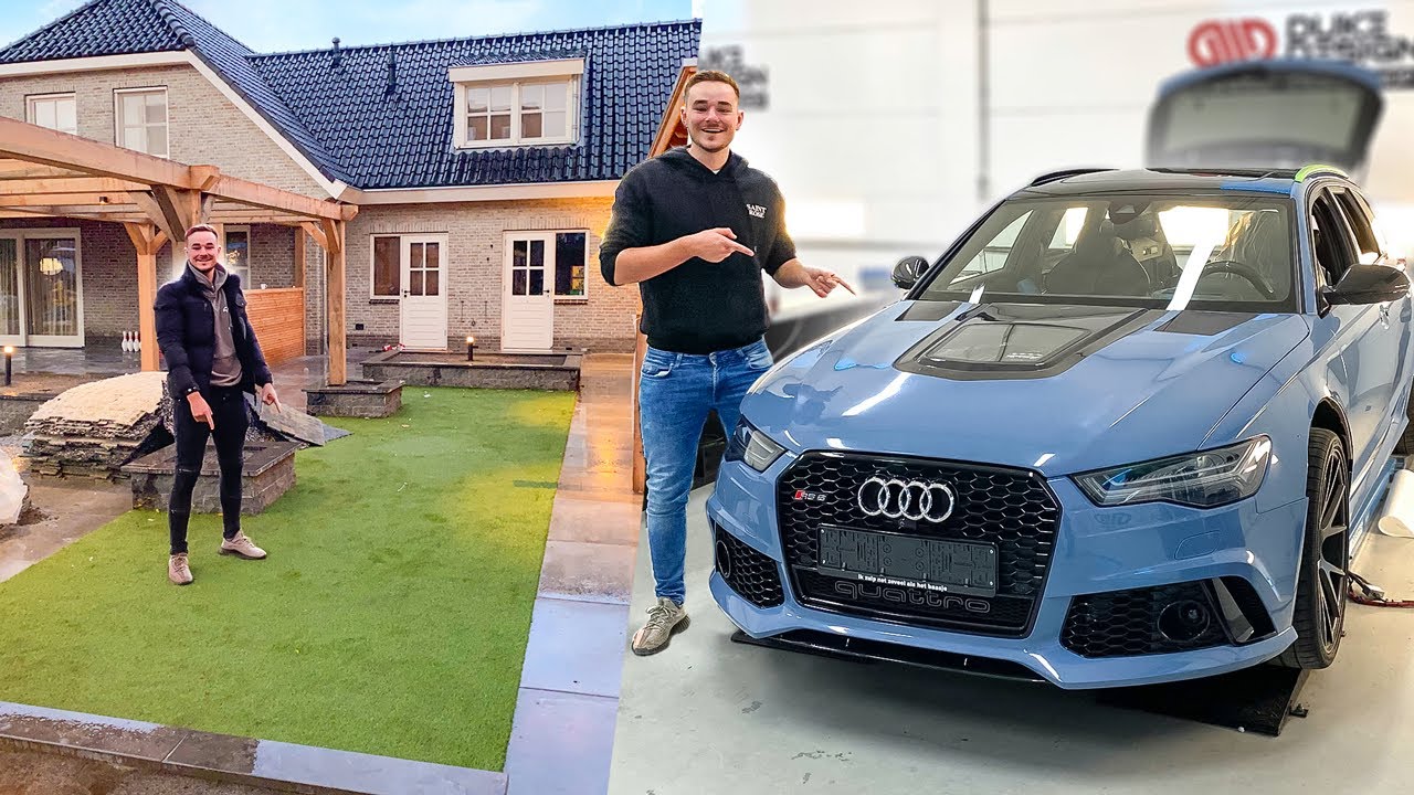 HET KUNSTGRAS IS GELEGD & DE RS6 IS GEWRAPT!