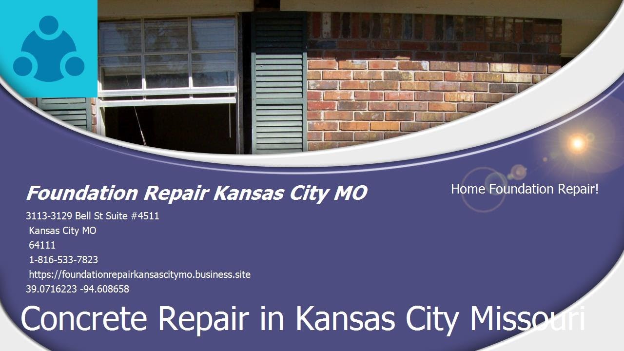 Concrete Repair In Kansas City - By Foundation Repair Kansas City MO