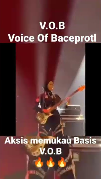Aksi memukau Basis Widi VOB(UltaWidi) #shorts #voiceofbaceprot #widivob #konservob