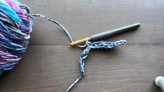 Learn How To Crochet - Slip Knot, Chain, Single Crochet