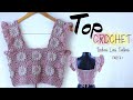 Top CROCHET GRANNY Square Paso a Paso