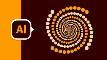 Amazing ILLUSTRATOR Tutorial to Make Spiral Dotted Vector