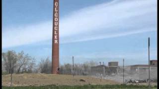 C.L. Gougler Co. smokestack demolished